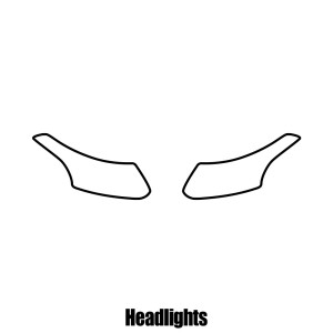 Citroen C3 Picasso - 2009 and newer - Headlight protection film