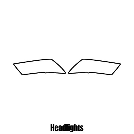 Dodge Journey SXT - 2008 to 2011 - Headlight protection film