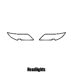 Honda CR-Z - 2010 and newer - Headlight protection film