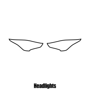 Hyundai Veloster - 2011 to 2016 - Headlight protection film