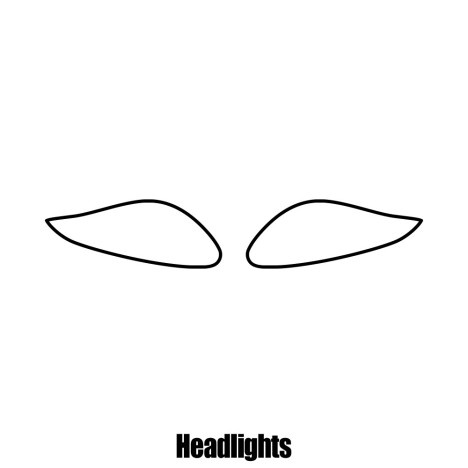 Jaguar XK Open Top - 2007 to 2016 - Headlight protection film