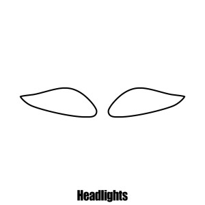 Jaguar XK Open Top - 2007 to 2016 - Headlight protection film
