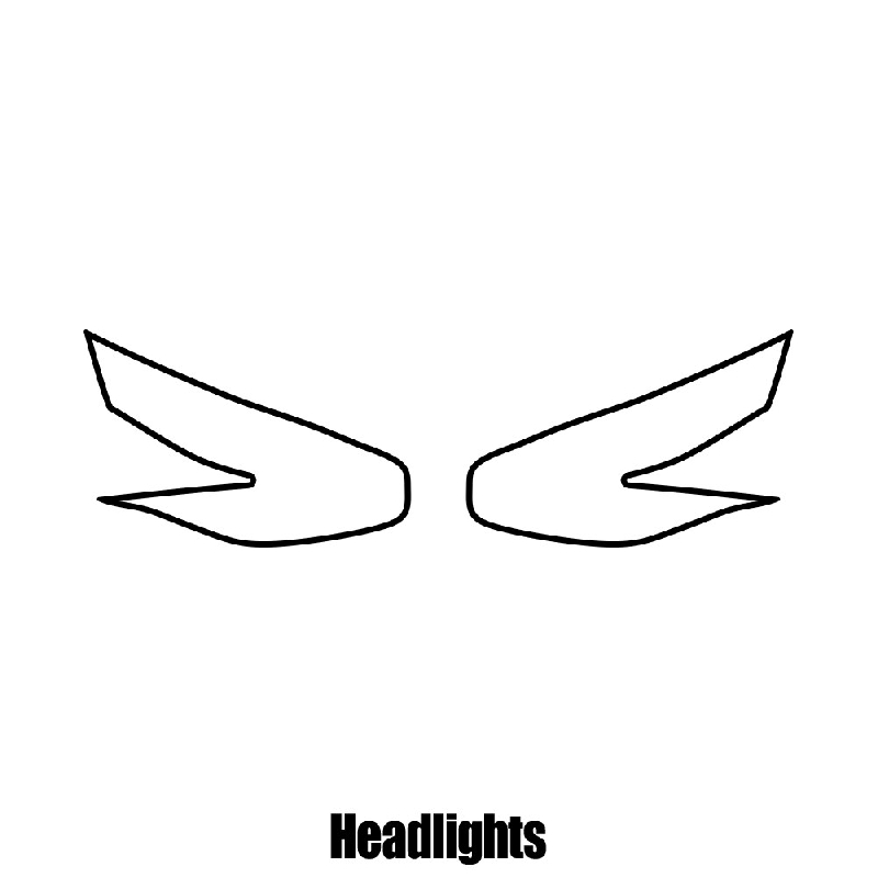 Kia Carens - 2013 and newer - Headlight protection film