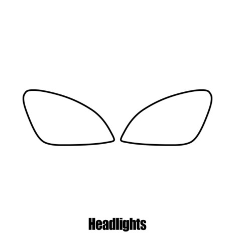 Kia Rondo - 2007 to 2013 - Headlight protection film