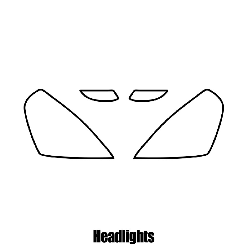 Kia Sedona - 2006 to 2015 - Headlight protection film