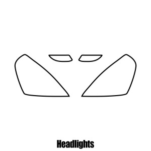 Kia Sedona - 2006 to 2015 - Headlight protection film