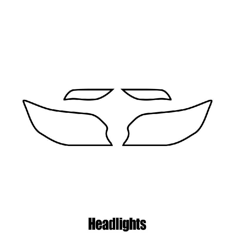 Lexus GX - 2010 and newer - Headlight protection film