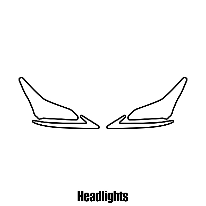 Lexus NX - 2014 and newer - Headlight protection film