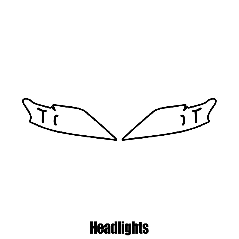 Lexus RX - 2010 to 2015 - Headlight protection film