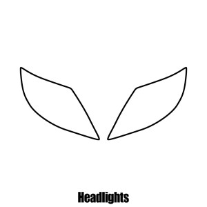 Mazda CX-9 - 2007 to 2015 - Headlight protection film