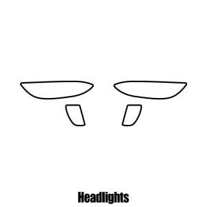 Tesla Model X - 2016 and newer - Headlight protection film