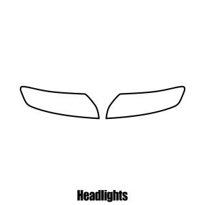 Volvo V50 Estate - 2004 to 2012 - Headlight protection film