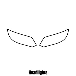 VW Tiguan - 2008 to 2017 - Headlight protection film