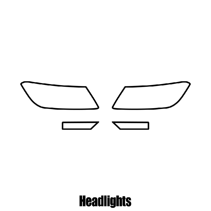 VW Tiguan - 2018 and newer - Headlight protection film