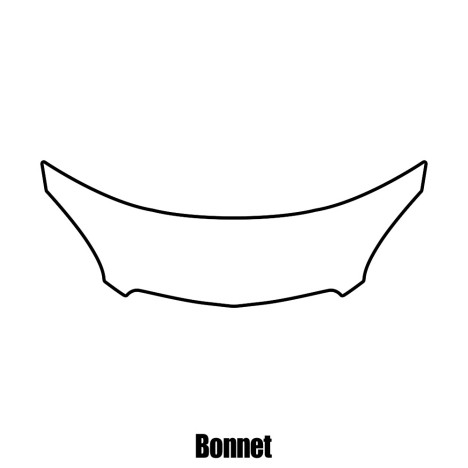 Chevrolet Equinox LS 2010 to 2015 - Bonnet protection film