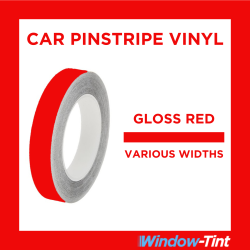 Gloss Red Pin Stripe Vinyl