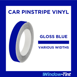 Gloss Blue Pin Stripe Vinyl
