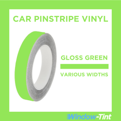 Gloss Green Pin Stripe Vinyl