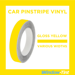 Gloss Yellow Pin Stripe Vinyl