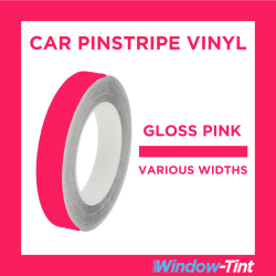Gloss Pink Pin Stripe Vinyl
