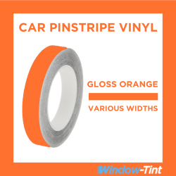 Gloss Orange Pin Stripe Vinyl