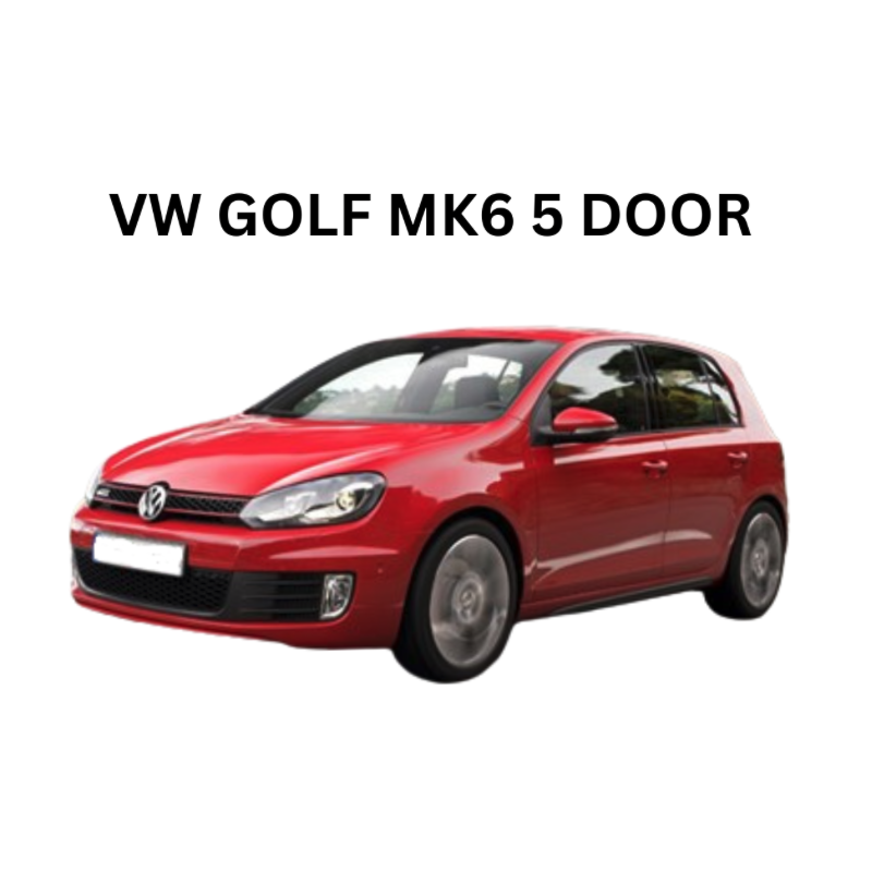 VW GOLF MK6 2008-2012 5 Door Hatchback Wind Deflectors 4pc