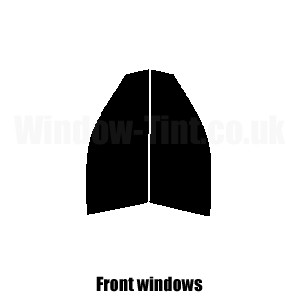 Landrover Freelander 2-2007 and newer 20% Dark Pre cut window tint Front windows