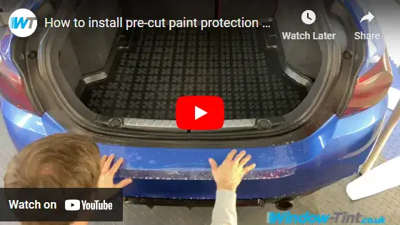 How to install pre-cut paint protection film