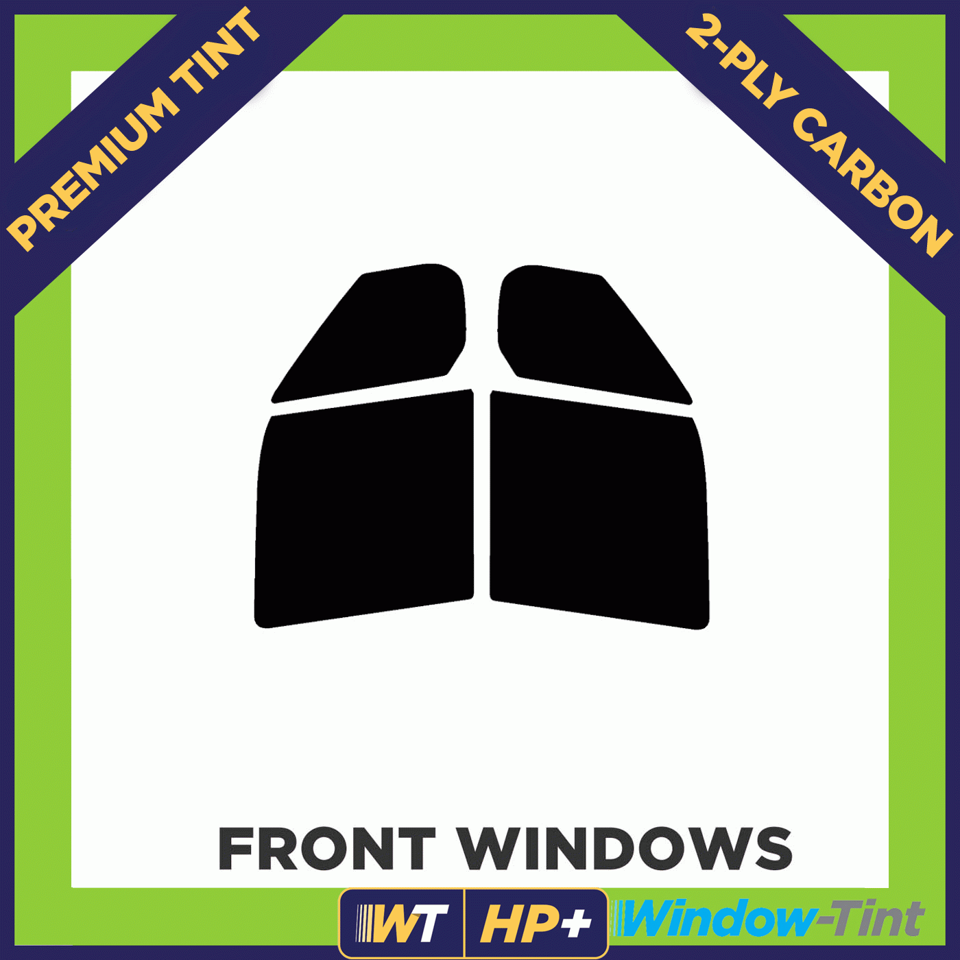 For Ford Transit Connect 2002-2013 Carbon Pre Cut Window Tint Front Premium  HP+